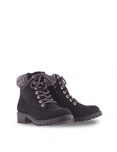 Bota de montanha com cordões - Blanco: 17,99€