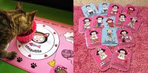 Base de comida para animais e placas de carro aiaimatilde