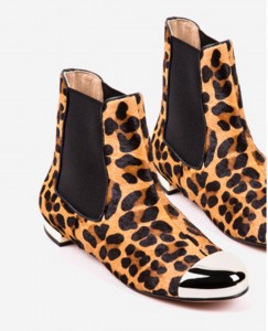 Botim em pêlo leopardo - Zilian