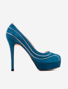 Sapato em nobuck azul - Zilian