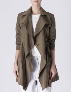 Casaco trespasse com cinto - Blanco: 45,99€