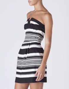 Vestido às riscas - Blanco: 29,99€