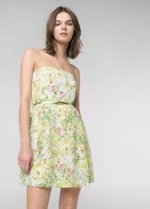 Vestido renda floral - Mango Outlet: 17,99€ (45,99€)