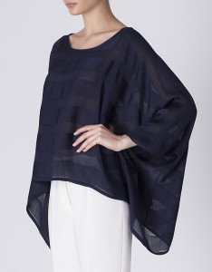 Túnica listrada semitransparente - Blanco: 12,99€ (25,99€)